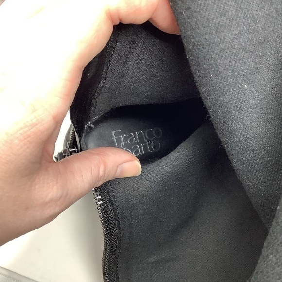 Franco Sarto Meyer Black Tall Riding Boots 7W NEW Leather - Picture 10 of 16